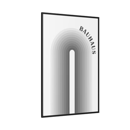 Bauhaus Framed Matte Canvas Art - Modern Geometric Wall Decor