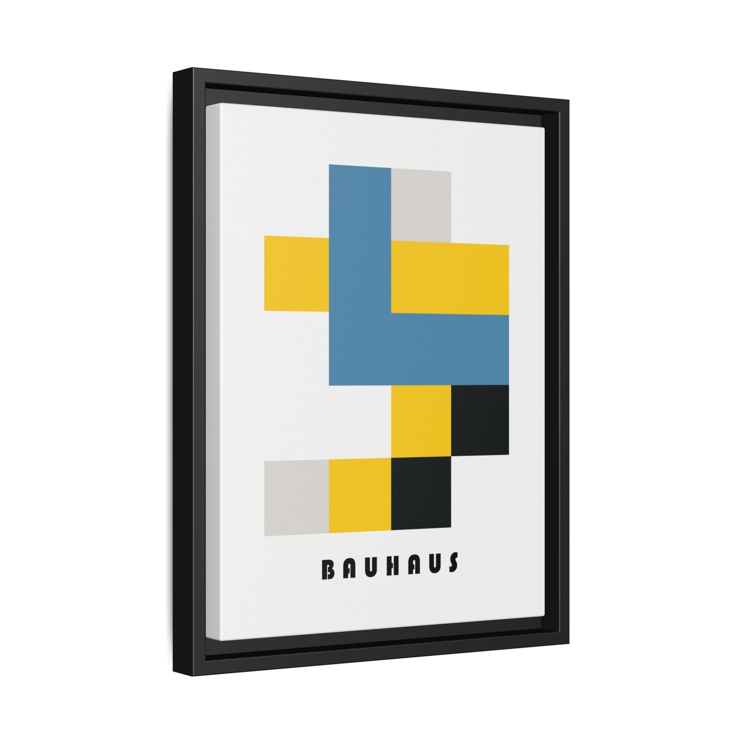 Bauhaus Art Canvas Print - Framed Modern Wall Decor