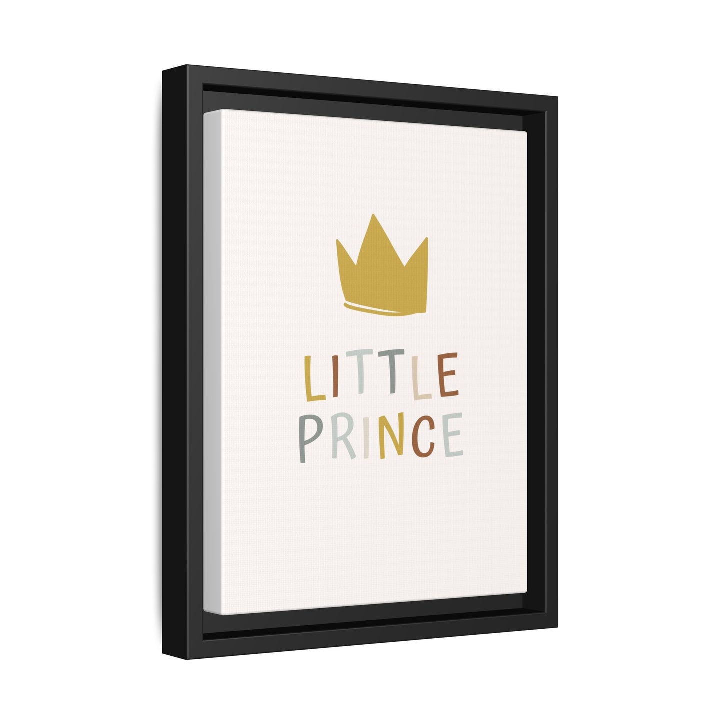 Framed Canvas Art Print, Little Prince Wall Decor, Kids Room Decoration, Nursery Art, Gift for Baby Shower, Toddler Room Aesthetic