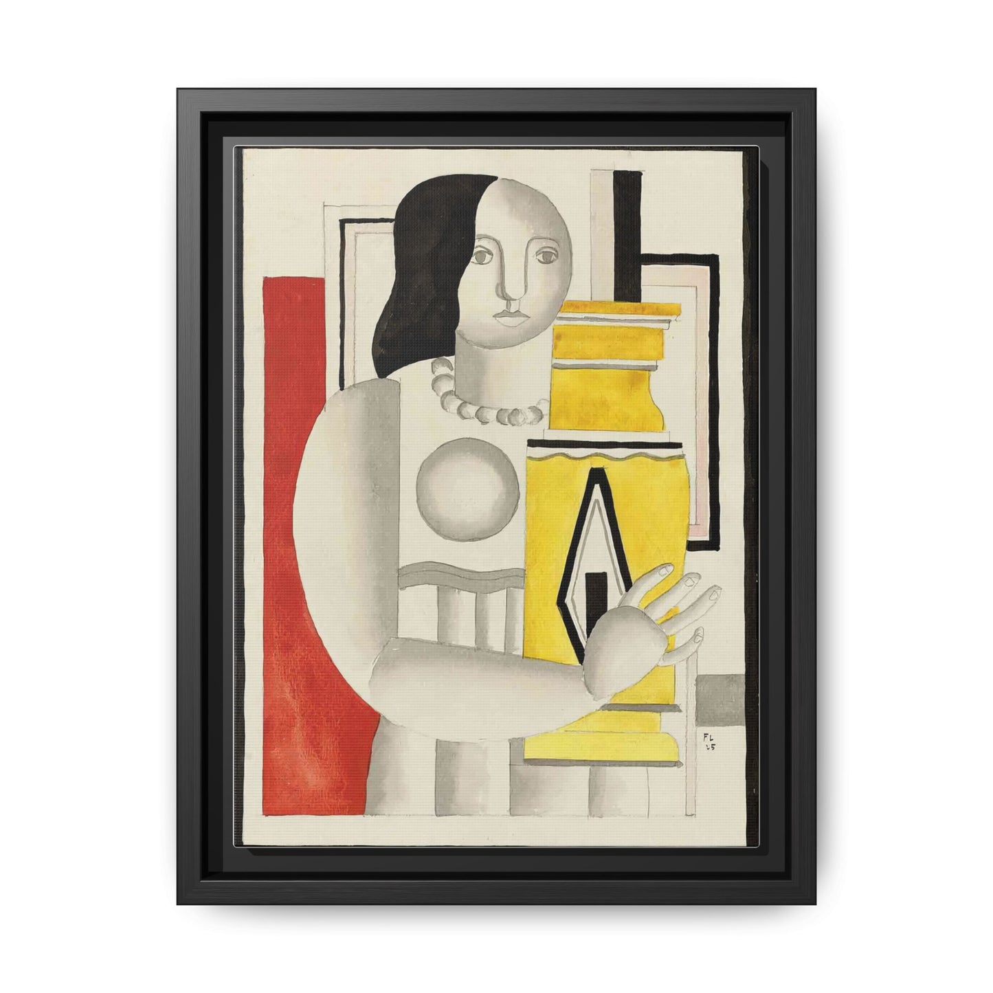 Matte Canvas, Framed (Multi-color)