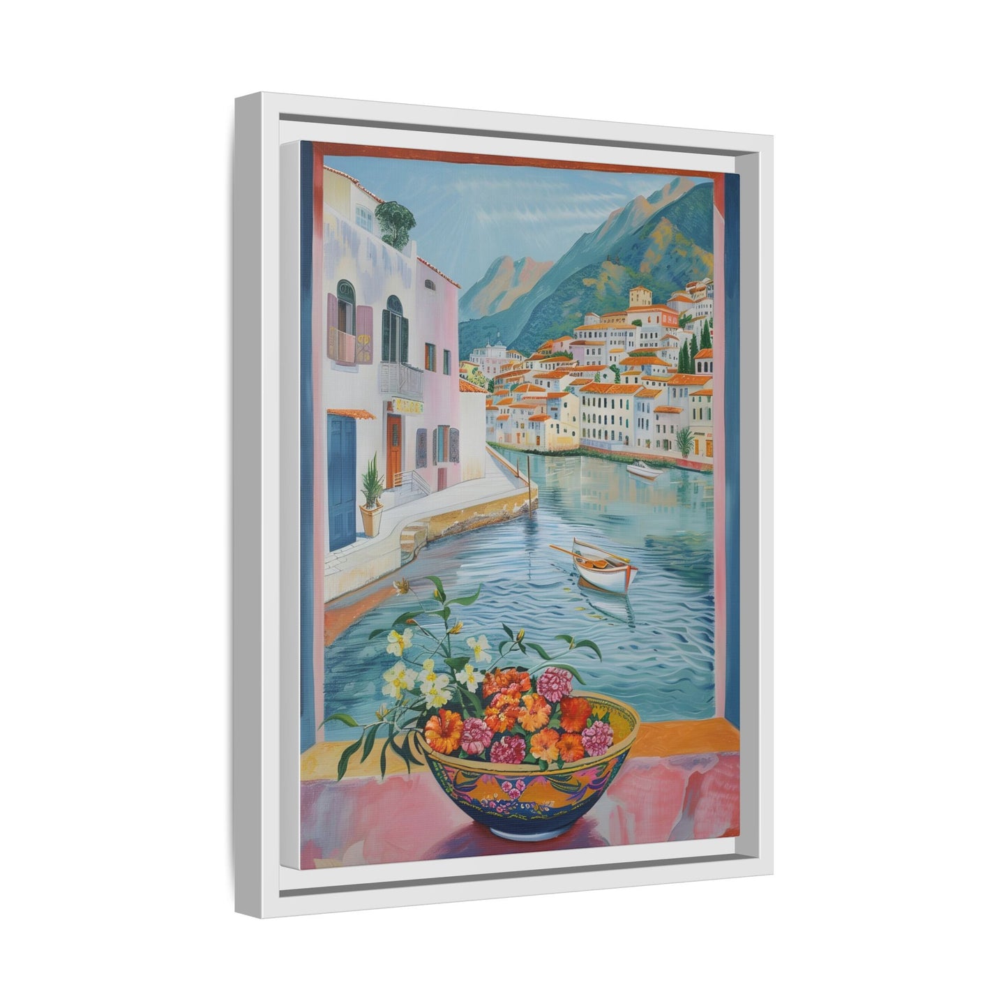 Matte Canvas, Framed (Multi-color)