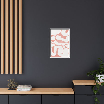 Modern Abstract Framed Canvas Art - Multi-Color Wall Decor