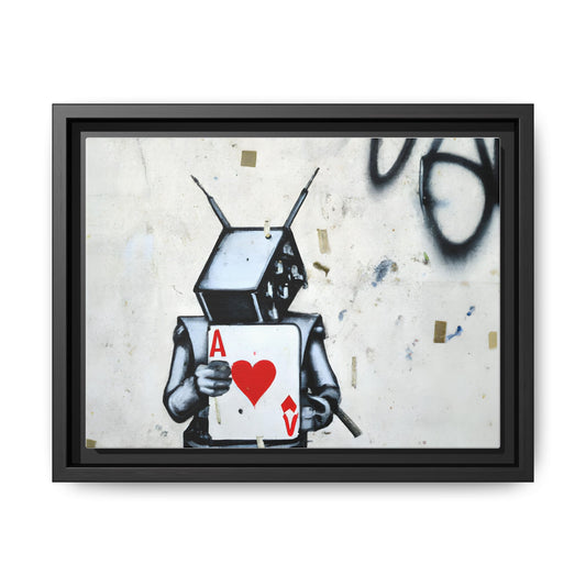 Urban Robot Framed Canvas Art - A♥V Design for Modern Spaces