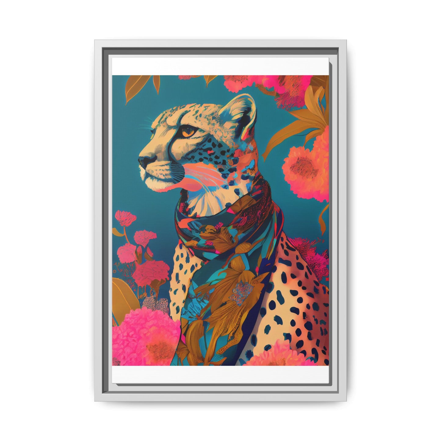 Matte Canvas, Framed (Multi-color)