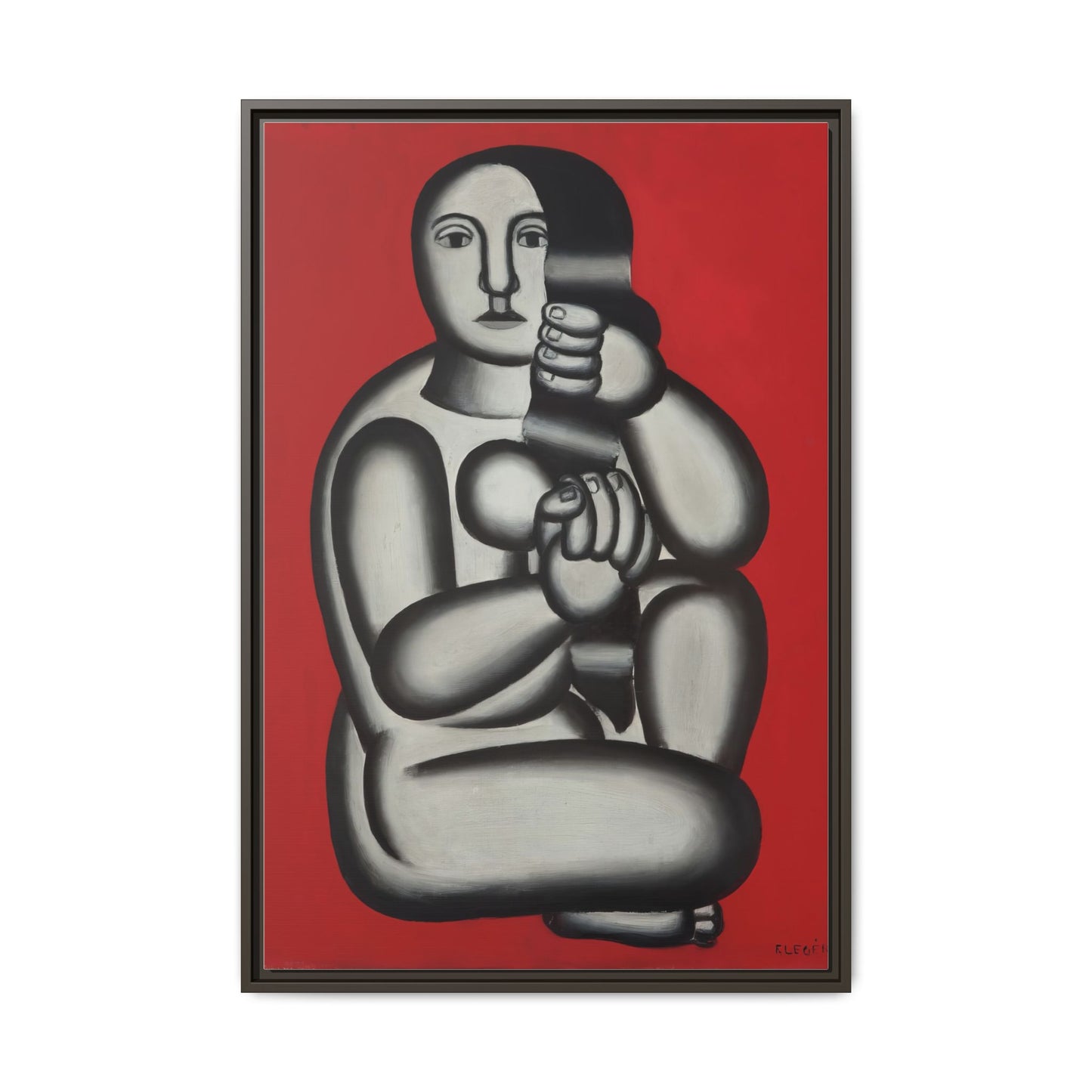 Modern Art Framed Canvas Print, Abstract Art Wall Decor, Minimalist Home Decoration, Unique Gift for Art Lovers, Pop Art Styling