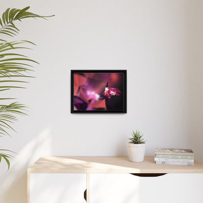 Framed Matte Canvas Abstract Art Print - Multi-Color Décor