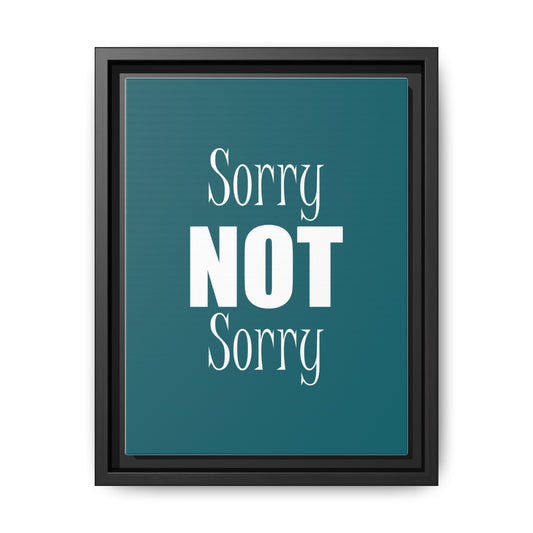 Stylish Wall Art | Framed Matte Canvas Print, Home Decor, Gift for Friends, Modern Wall Decor, Office Art, Inspirational Quote