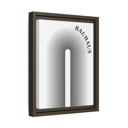 Bauhaus Framed Matte Canvas Art - Modern Geometric Wall Decor