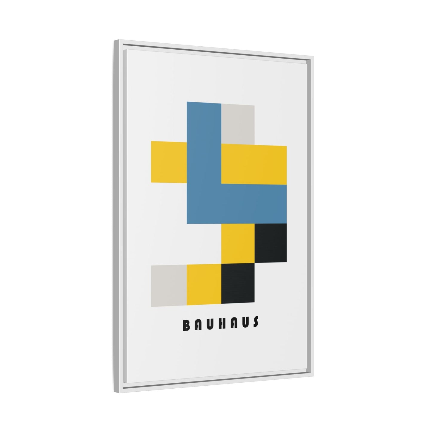 Bauhaus Art Canvas Print - Framed Modern Wall Decor