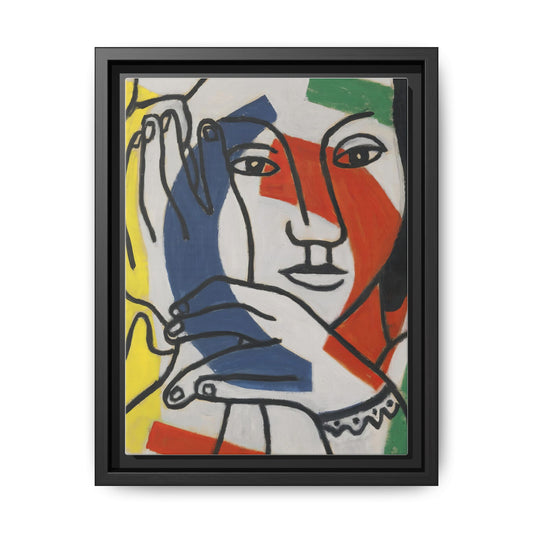 Framed Art Print, Colorful Abstract Wall Decor, Modern Home Decoration, Creative Gift for Art Lovers, Stylish Interior Accent