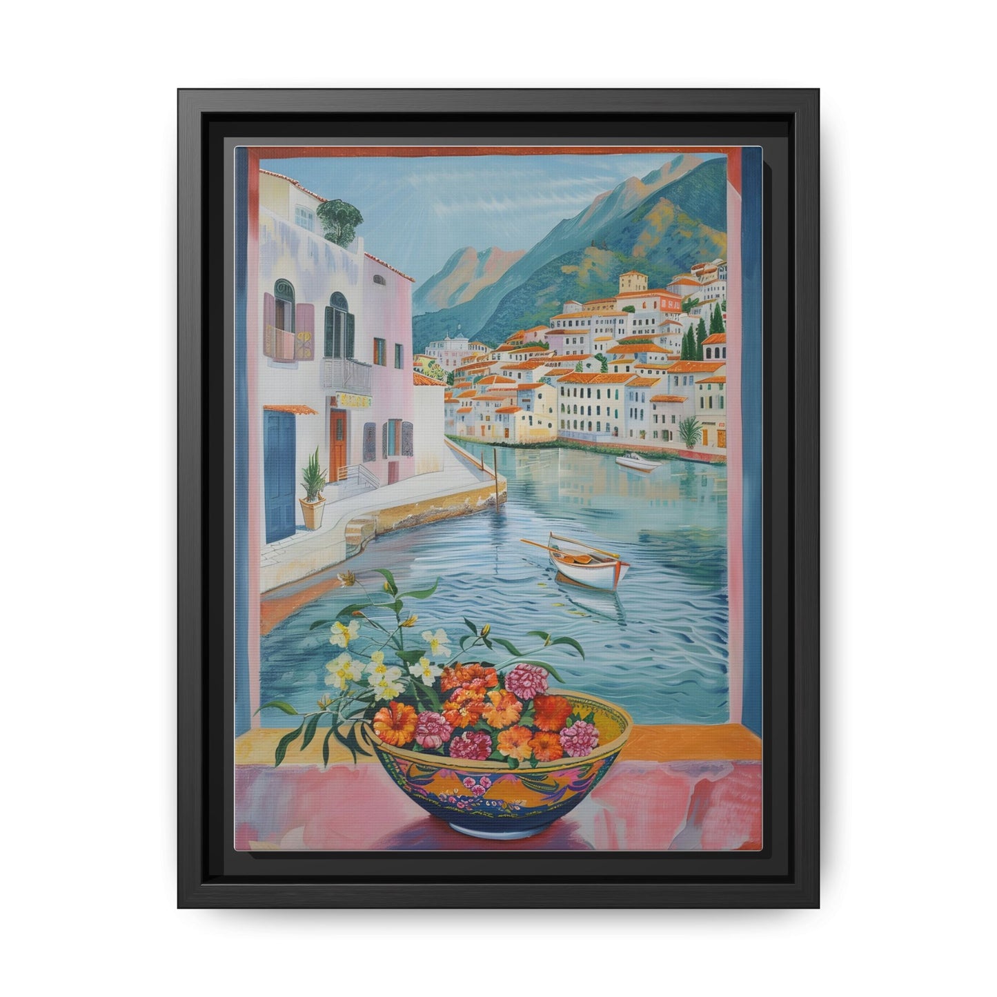 Matte Canvas, Framed (Multi-color)