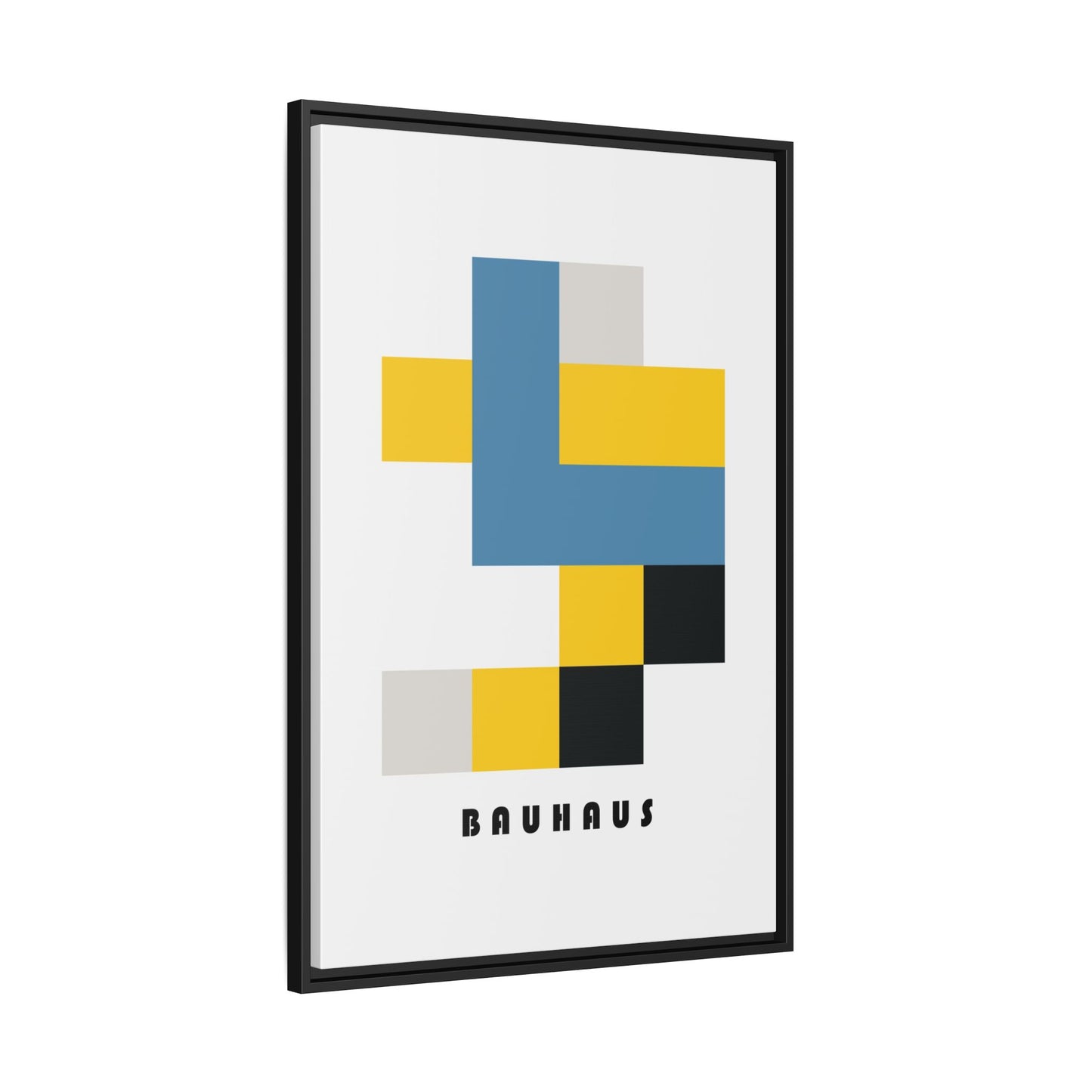 Bauhaus Art Canvas Print - Framed Modern Wall Decor