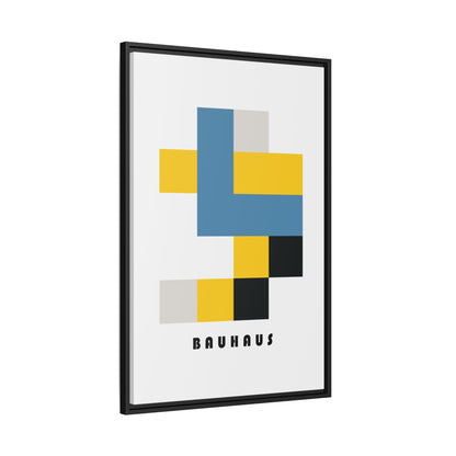 Bauhaus Art Canvas Print - Framed Modern Wall Decor
