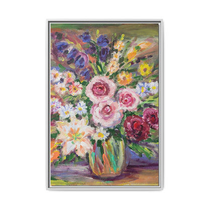 Matte Canvas, Framed (Multi-color)