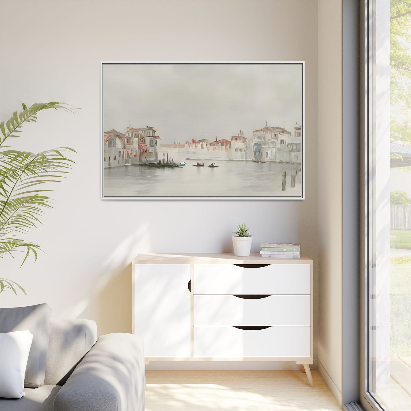 Matte Canvas, Framed (Multi-color)