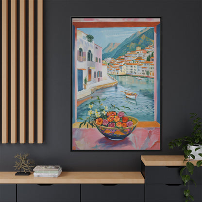 Matte Canvas, Framed (Multi-color)