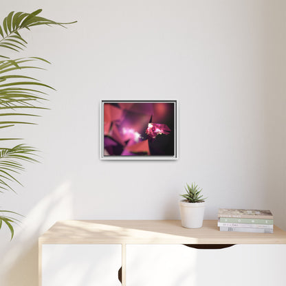 Framed Matte Canvas Abstract Art Print - Multi-Color Décor