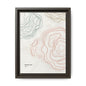 Abstract Multi-Color Framed Canvas Art Print - 2024 Decor