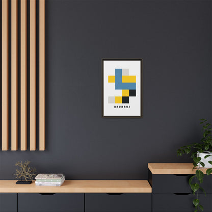 Bauhaus Art Canvas Print - Framed Modern Wall Decor