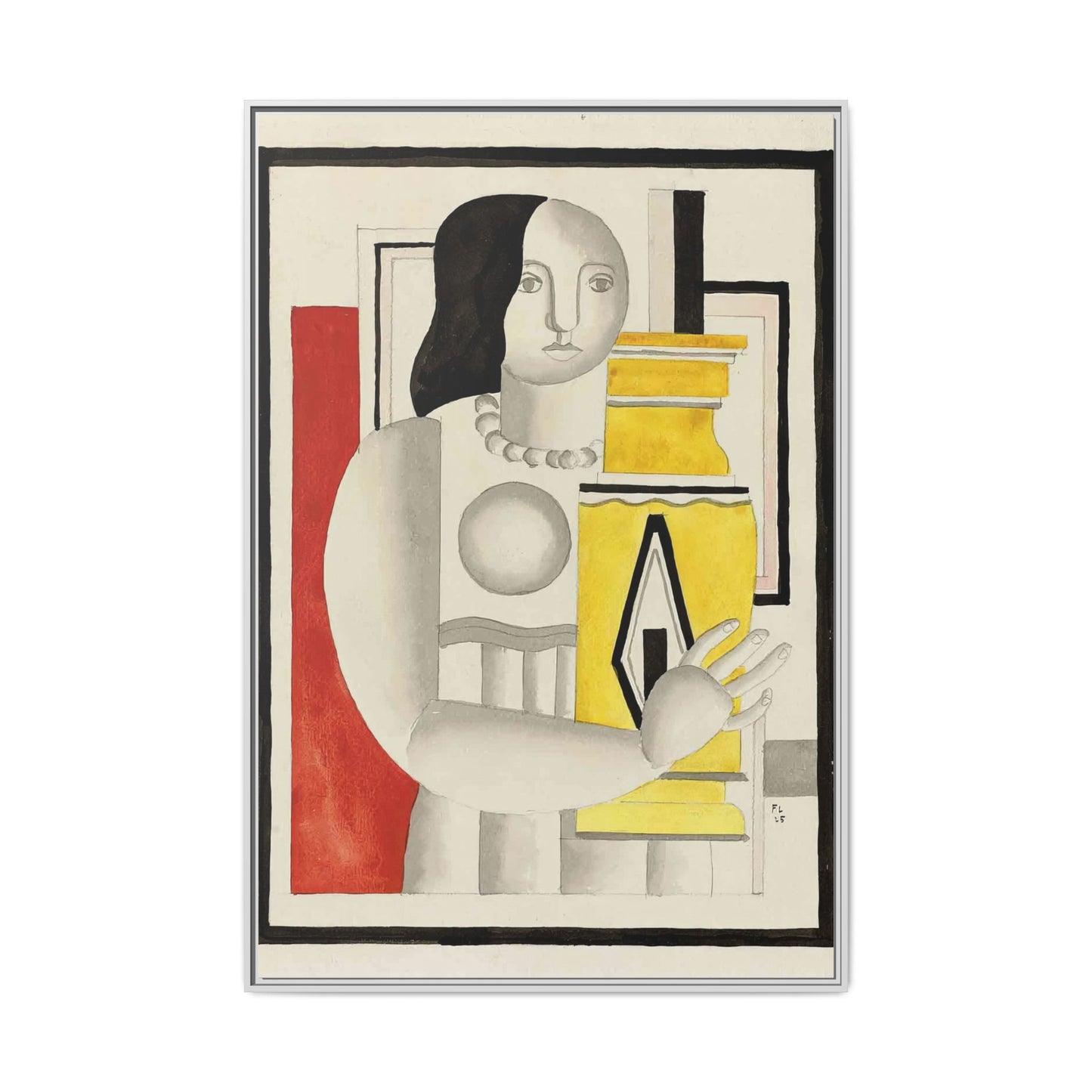 Matte Canvas, Framed (Multi-color)