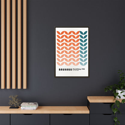 Bauhaus Art Print - Framed Matte Canvas Wall Decor